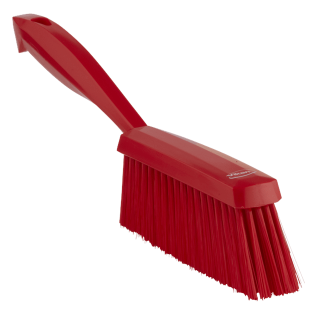 Vikan 42374 Dish Brush w/ Scraper- Medium, Red