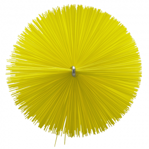 Vikan 53916 Tube Brush f/flexible handle Ø90 mm 200 mm Medium Yellow