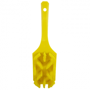 Vikan 41796 UST Hand Brush w/short handle 260 mm Hard Yellow