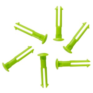 Vikan 100177 Lime Spare Pins – Set of 6 for Hi-Flex Wall Bracket System (1011x & 1013x)