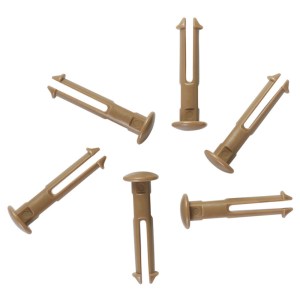Vikan 100166 Brown Spare Pins – Set of 6 for Hi-Flex Wall Bracket System (1011x & 1013x)