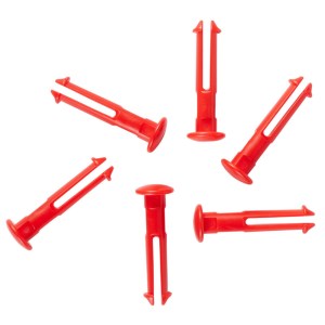 Vikan 10014 Red Spare Pins – Set of 6 for Hi-Flex Wall Bracket System (1011x & 1013x)