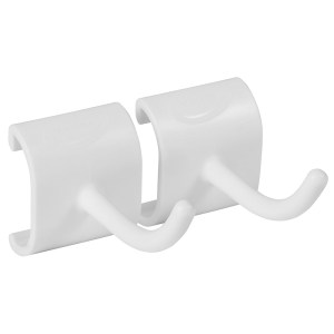 Vikan 10085 Long Hook – 90 mm – White – For HyGo Mobile Cleaning Station