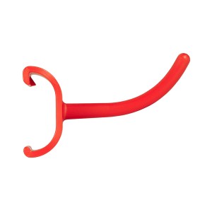 Vikan 10084 Long Hook – 90 mm – Red – For HyGo Mobile Cleaning Station