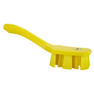 Vikan 41796 UST Hand Brush w/short handle 260 mm Hard Yellow