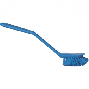 Vikan 42373 Dish Brush with scraping edge 280 mm Medium Blue