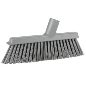 Vikan 310388 Dustpan Broom with Angled Thread – 250 mm – Grey