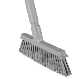 Vikan 310388 Dustpan Broom with Angled Thread – 250 mm – Grey