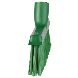 Vikan 31032 Dustpan Broom with Angled Thread – 250 mm – Green