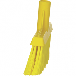 Vikan Soft Bristle Dish Scrub Brush, 2 x 10.5 inch, Yellow