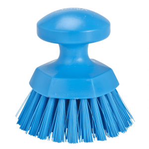 Vikan 38853 Round Hand Scrub Ø110 mm Hard Blue