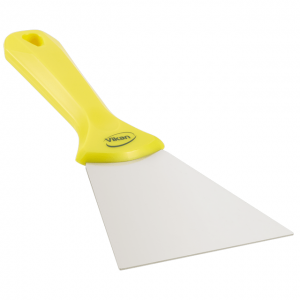 Vikan 40096 Stainless Steel Hand Scraper 100 mm Yellow