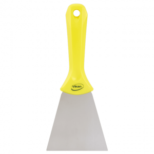 Vikan 40096 Stainless Steel Hand Scraper 100 mm Yellow