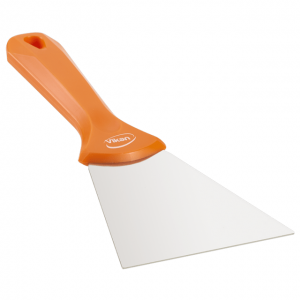 Vikan 40097 Stainless Steel Hand Scraper 100 mm Orange