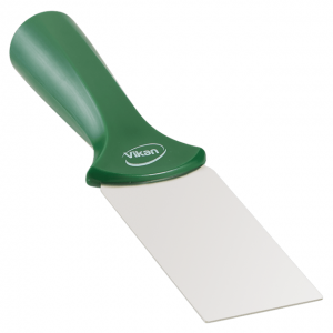 Vikan 40102 Stainless Steel Scraper with Threaded Handle 50 mm Green