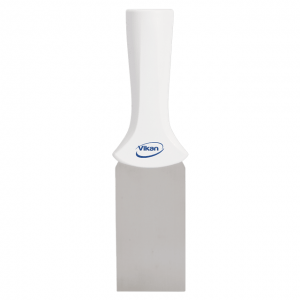 Vikan 40105 Stainless Steel Scraper with Threaded Handle 50 mm White