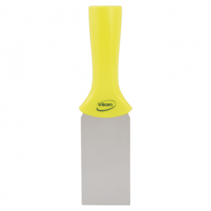 Vikan 40106 Stainless Steel Scraper with Threaded Handle 50 mm Yellow