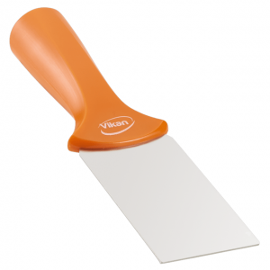 Vikan 40107 Stainless Steel Scraper with Threaded Handle 50 mm Orange
