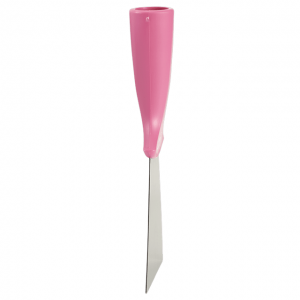 Vikan 40111 Stainless Steel Scraper with Threaded Handle 100 mm Pink