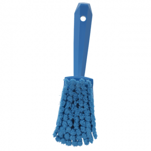 Vikan 41943 Washing Brush with short handle 270 mm Soft/split Blue