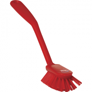 Vikan 42374 Dish Brush with scraping edge 280 mm Medium Red