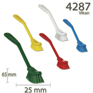 Vikan 4197 Ultra-Slim Cleaning Brush (600mm) with Long Handle