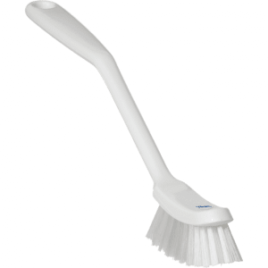 Vikan 4237 Hygienic Dish Brush with Scraper - Box of Qty 3