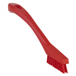 Vikan 44014 Detail Brush 205 mm Very hard Red