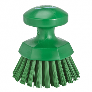 Vikan 38852 Round Hand Scrub Ø110 mm Hard Green