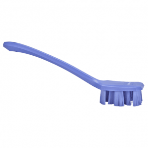 Vikan 41968 UST Hand Brush w/long Handle 395 mm Hard Purple