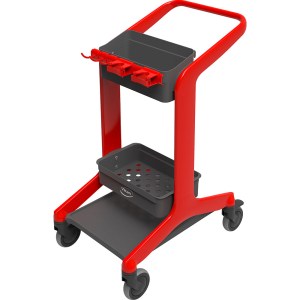 Vikan 57004 HyGo Mobile Cleaning Station Red – Hygienic and Efficient Cleaning Solution
