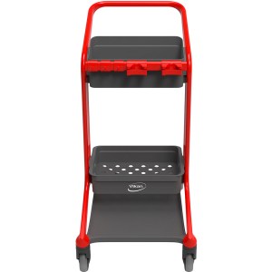 Vikan 57004 HyGo Mobile Cleaning Station Red – Hygienic and Efficient Cleaning Solution