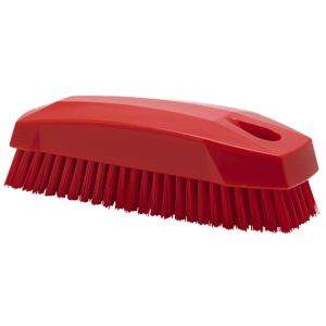 Vikan 64404 Hand Brush S / Nailbrush 130 mm Hard Red