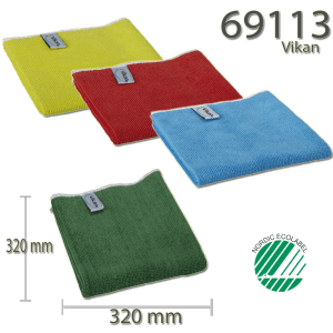 Vikan 69113 Basic microfibre cloth 32 x 32 cm