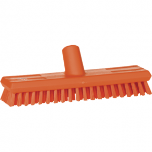 Vikan 70417 Deck Scrub waterfed 270 mm Very hard Orange