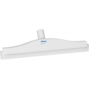 Vikan 77225 Hygienic Revolving Neck Squeegee w/replacement cassette 405 mm White