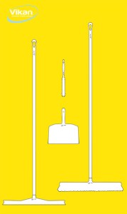 Vikan Shadow Board Vikan 120*200cm Dibond Yellow