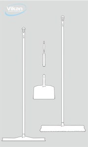 Vikan Shadow Board Vikan 120*200cm Dibond White