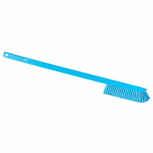 Vikan 41973 Ultra-Slim Cleaning Brush with Long Handle 600 mm Medium Blue